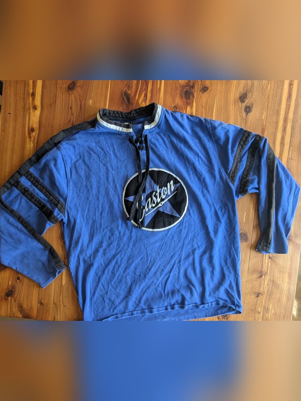 Easton Blue Hockey Style Jersey Shirt